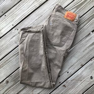 Levi’s 401 Men’s Tan Jeans size 33/22